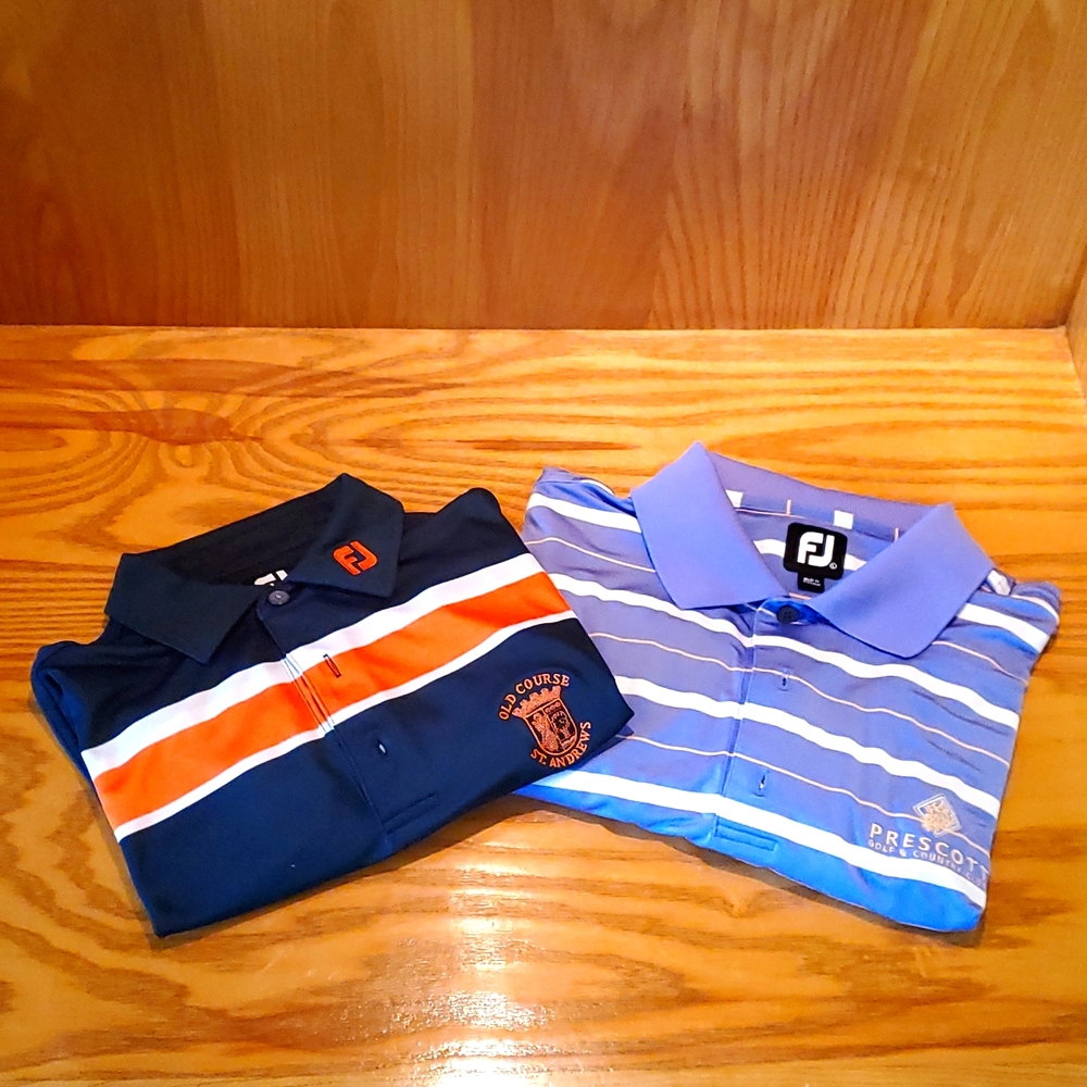 2 FootJoy shirts size Large L